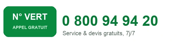 Numéro vert, appel et devis gratuits